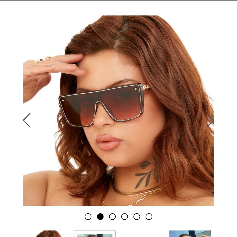 Topfoxx Tortoise Oversized Sunglasses